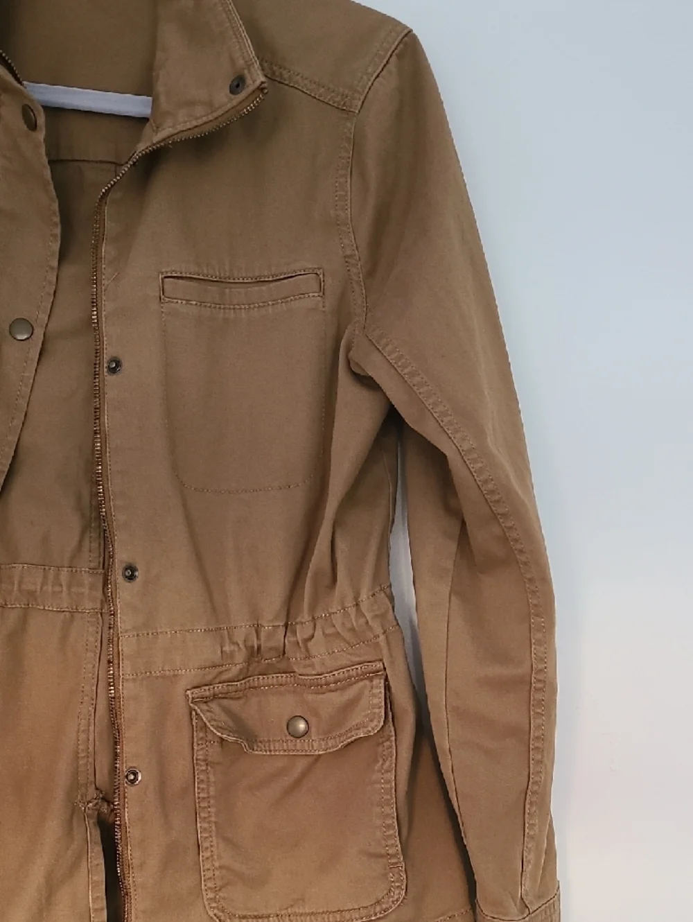 L.L. Bean Khaki Brown Utility Field Jacket - Picture 3 of 6